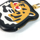 LOUIS VUITTON M81078 NIGO Collaboration Coin Card Holder Wallet Coin Purse Bag Charm Keychain Coin Case Leather Unisex Black
