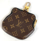LOUIS VUITTON M81078 NIGO Collaboration Coin Card Holder Wallet Coin Purse Bag Charm Keychain Coin Case Leather Unisex Black
