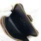 LOUIS VUITTON M81078 NIGO Collaboration Coin Card Holder Wallet Coin Purse Bag Charm Keychain Coin Case Leather Unisex Black