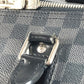 LOUIS VUITTON N41161 Damier Graphite Grimaud Travel Bag, Handbag, Boston Bag, Damier Graphite Canvas, Unisex, Black