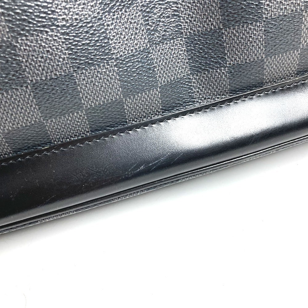 LOUIS VUITTON N41161 Damier Graphite Grimaud Travel Bag, Handbag, Boston Bag, Damier Graphite Canvas, Unisex, Black