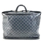 LOUIS VUITTON N41161 Damier Graphite Grimaud Travel Bag, Handbag, Boston Bag, Damier Graphite Canvas, Unisex, Black