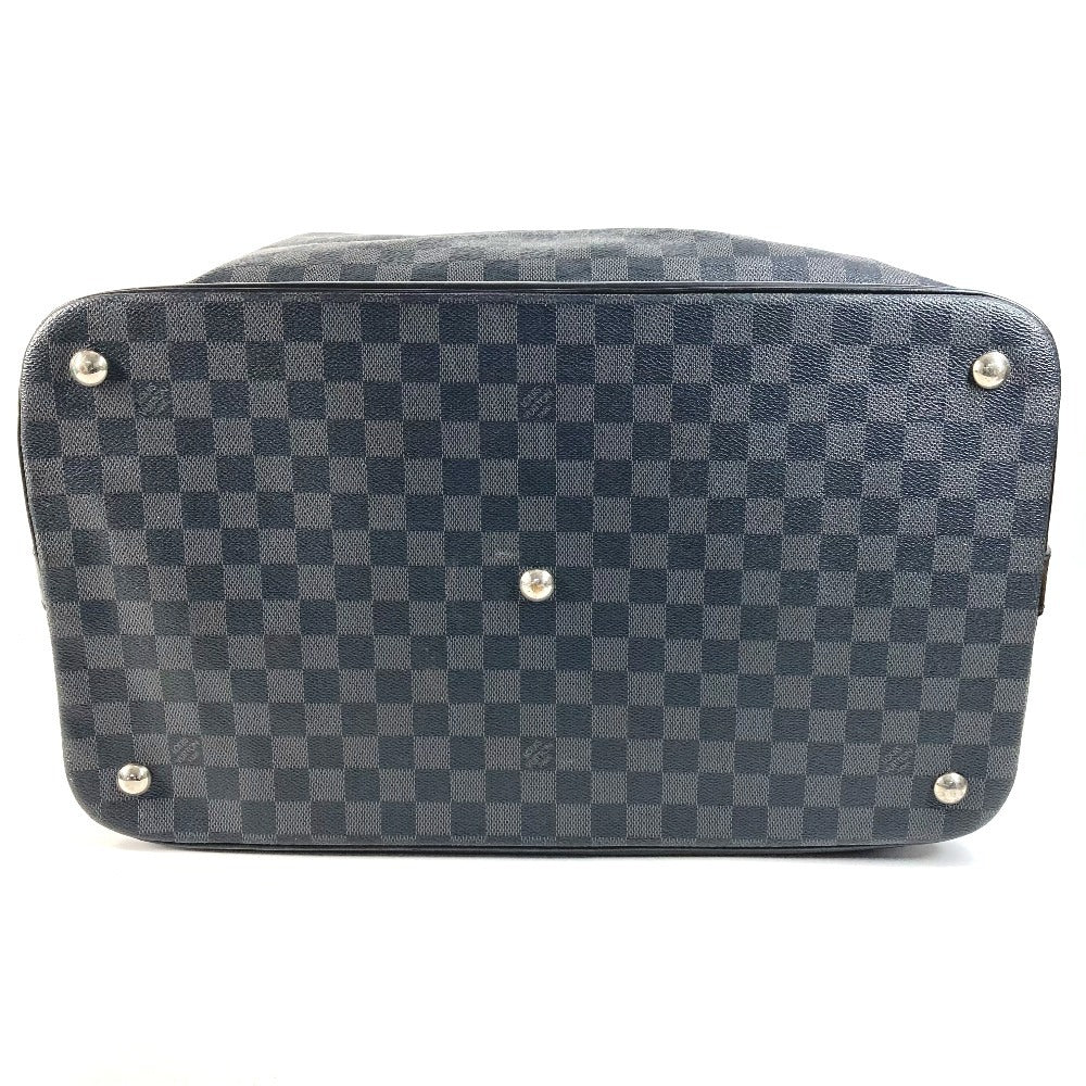 LOUIS VUITTON N41161 Damier Graphite Grimaud Travel Bag, Handbag, Boston Bag, Damier Graphite Canvas, Unisex, Black
