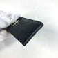 CHANEL CC Coco Mark Logo Matelassé Quilted Wallet Bill Clip Money Clip Caviar Skin Women's Black