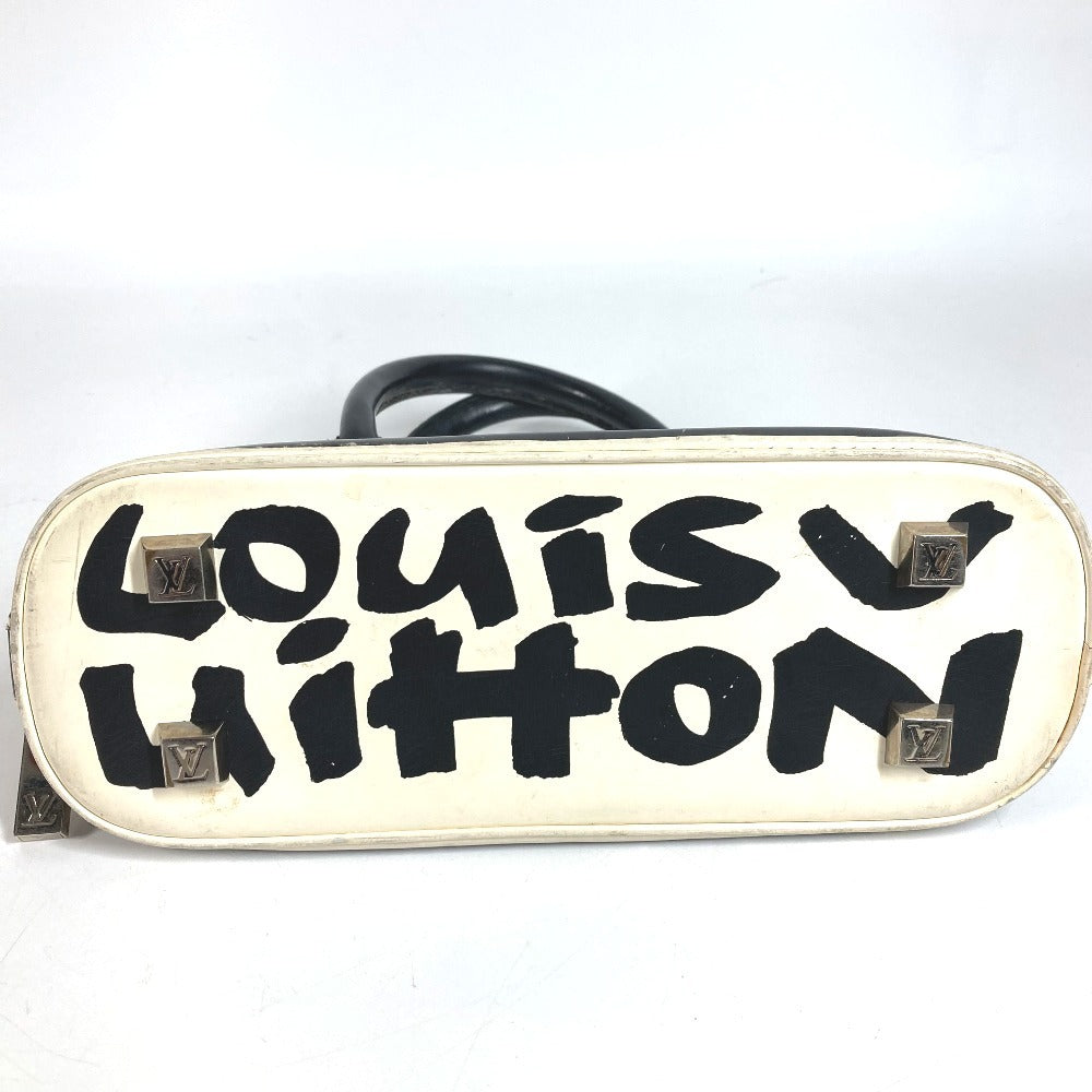 LOUIS VUITTON M92177 Graffiti Alma PM Alma PM Bag Tote Bag Handbag Leather Women's White