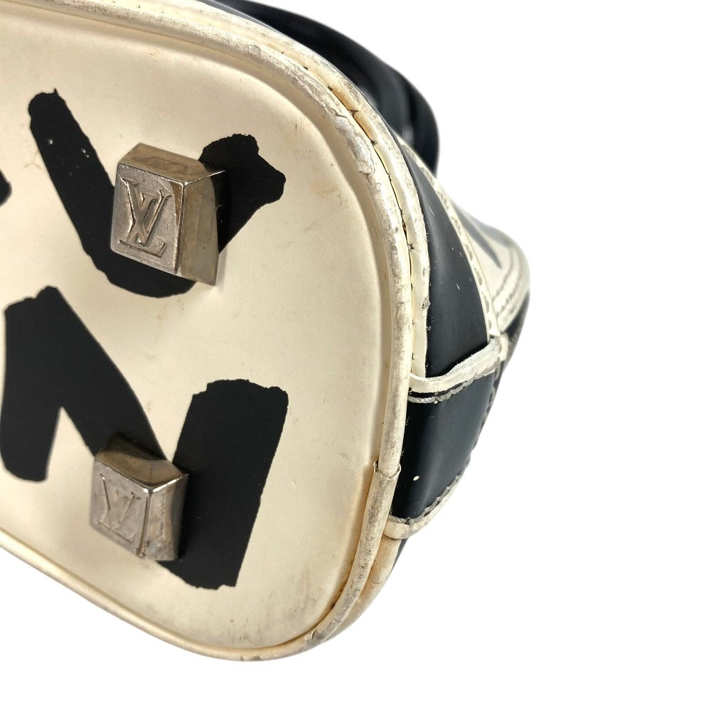 LOUIS VUITTON M92177 Graffiti Alma PM Alma PM Bag Tote Bag Handbag Leather Women's White