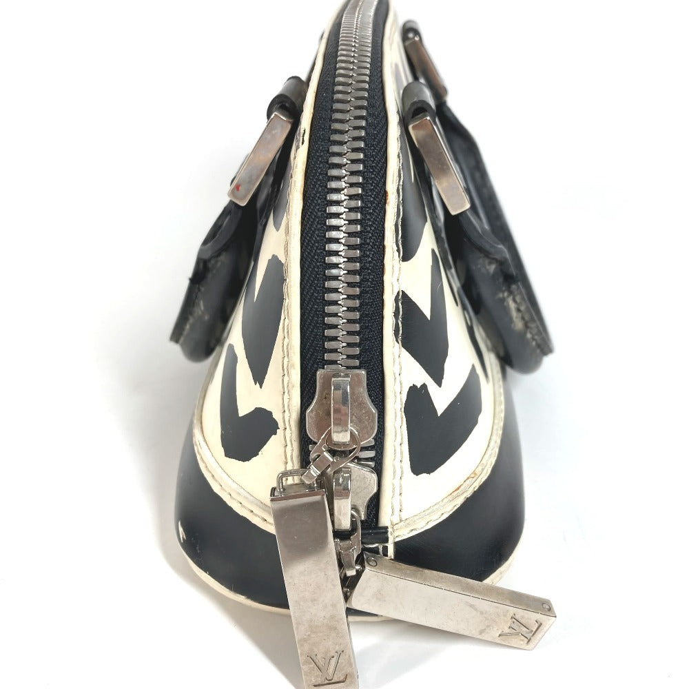 LOUIS VUITTON M92177 Graffiti Alma PM Alma PM Bag Tote Bag Handbag Leather Women's White