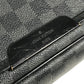 LOUIS VUITTON N58033 Damier Graphite Daniel GM Crossbody Messenger Bag, Damier Graphite Canvas, Unisex, Black