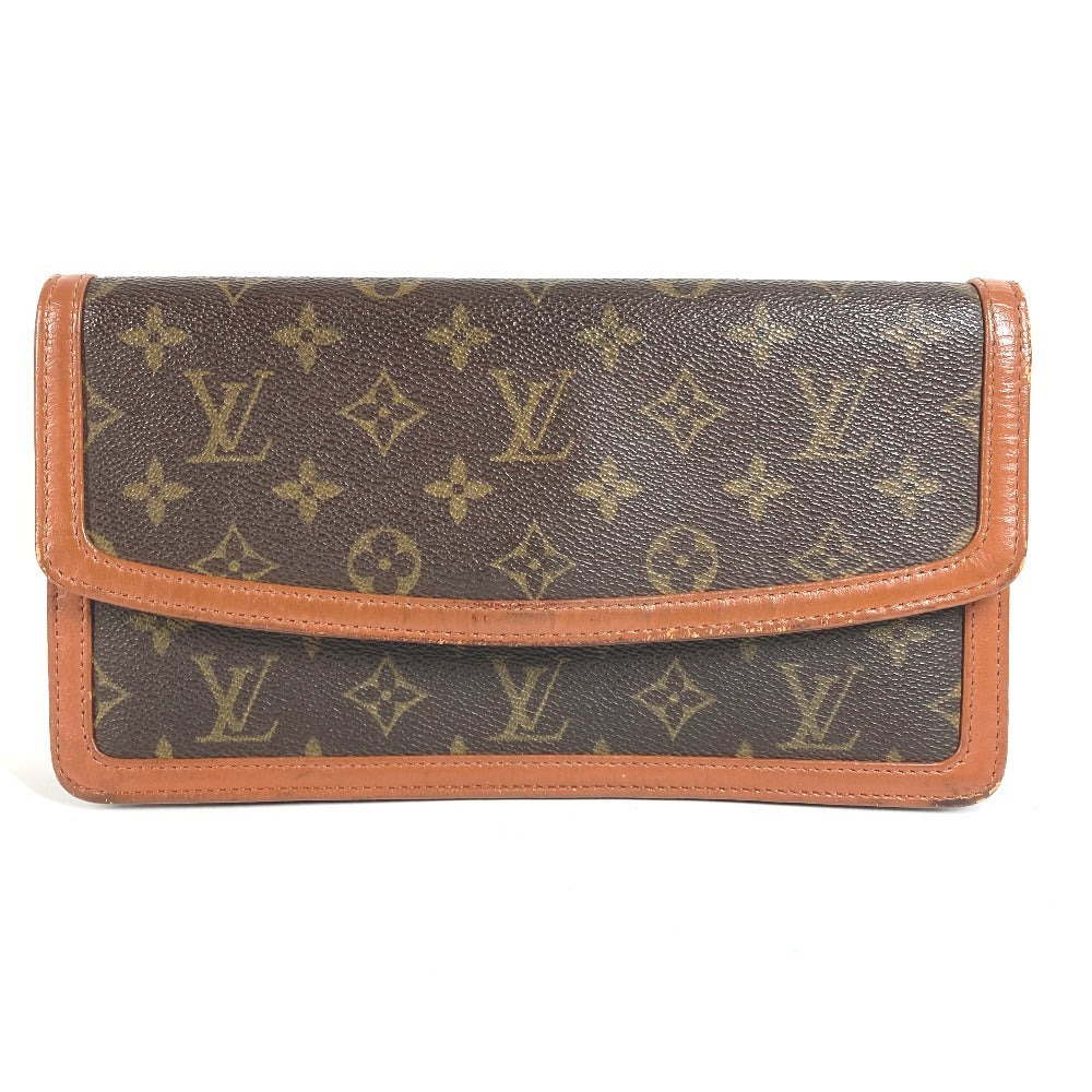 LOUIS VUITTON M51812 Monogram Pochette Dame PM Pochette Dame PM Pouch Clutch Bag Flap Clutch Bag Monogram Canvas Unisex Brown