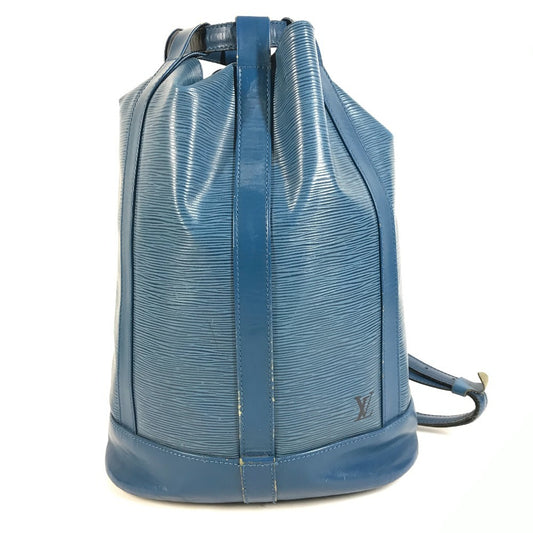 LOUIS VUITTON M52355 エピ ランドネPM ランドネ PM 肩掛け ショルダーバッグ エピレザー ユニセックス トレドブルー ブルー
