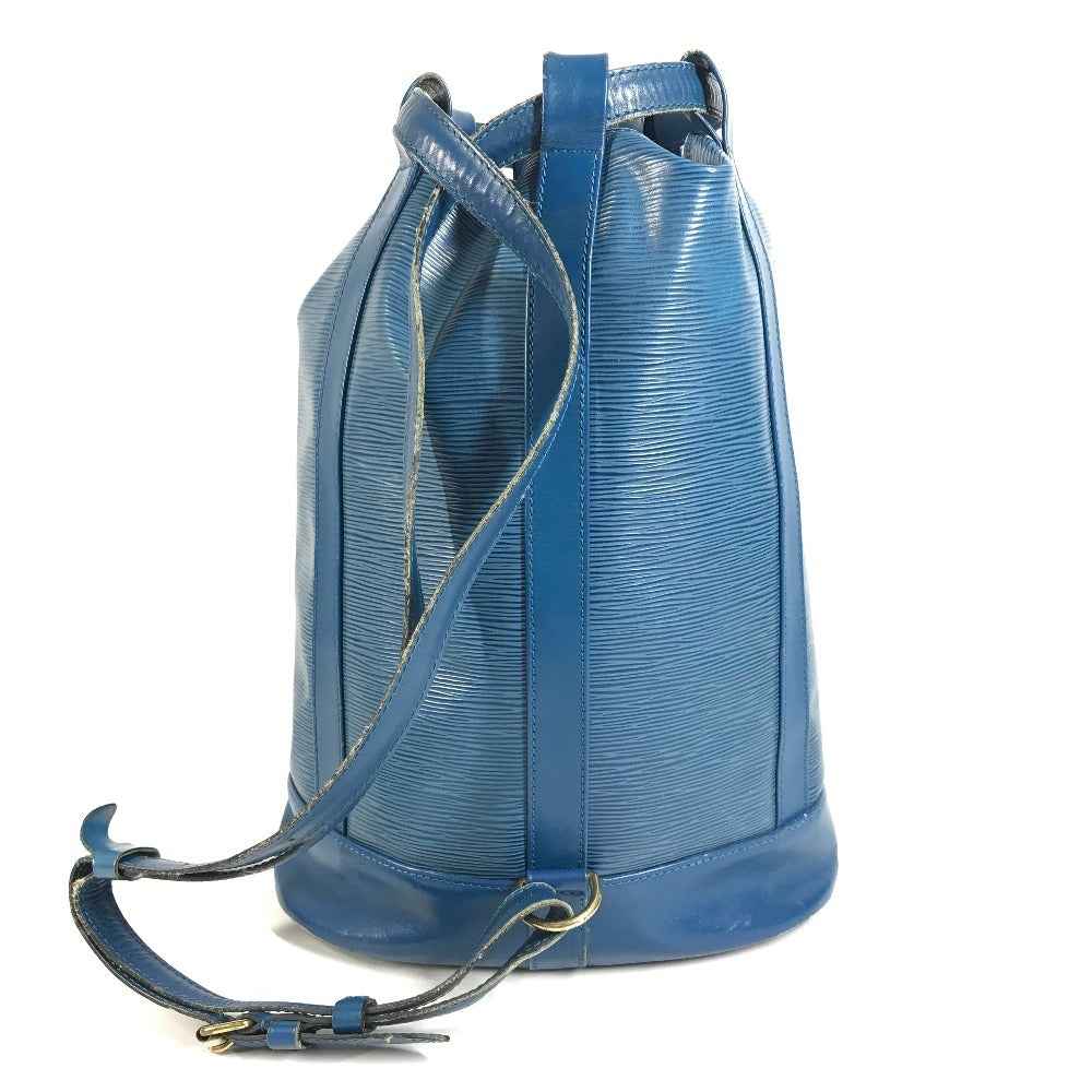 LOUIS VUITTON M52355 エピ ランドネPM ランドネ PM 肩掛け ショルダーバッグ エピレザー ユニセックス トレドブルー ブルー