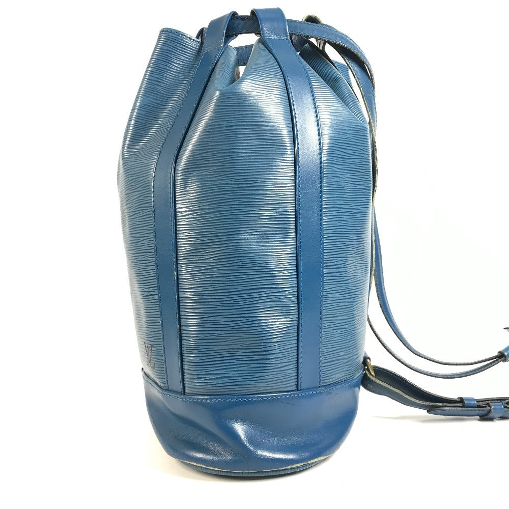 LOUIS VUITTON M52355 エピ ランドネPM ランドネ PM 肩掛け ショルダーバッグ エピレザー ユニセックス トレドブルー ブルー