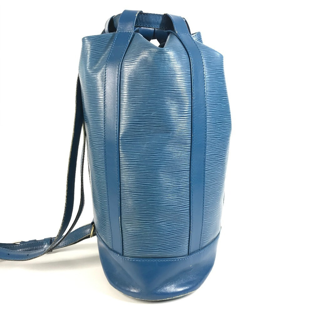 LOUIS VUITTON M52355 エピ ランドネPM ランドネ PM 肩掛け ショルダーバッグ エピレザー ユニセックス トレドブルー ブルー