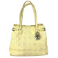 Dior Cannage Quilted Logo Bag Shoulder Bag Tote Bag Shoulder Bag Leather/Coated Canvas Unisex Yellow