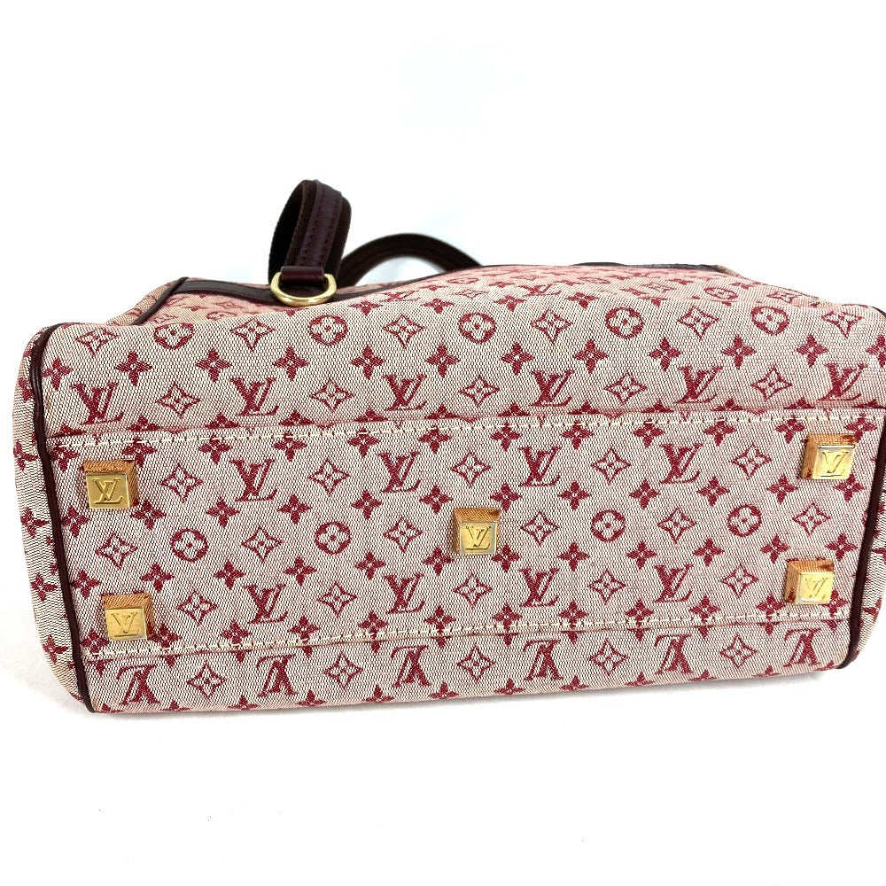 LOUIS VUITTON M92216 モノグラムミニ ジョセフィーヌ PM ジョセフィーヌPM カバン ミニボストンバッグ ハンドバッグ モノグラムミニキャンバス レディース スリーズ レッド