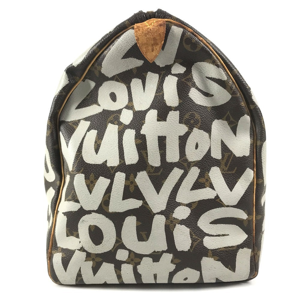 LOUIS VUITTON M92197 Monogram Graffiti Keepall50 Keepall 50 Duffle Bag Bag Travel Bag Travel Bag Duffle Bag MonogramCanvas White/Brown Used