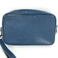 LOUIS VUITTON M33410 Taiga Pochette Kasai Pochette Kasai Bag Pouch Clutch Bag with Strap Cluch Bag Taiga Leather Océan Navy Used
