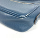 LOUIS VUITTON M33410 Taiga Pochette Kasai Pochette Kasai Bag Pouch Clutch Bag with Strap Cluch Bag Taiga Leather Océan Navy Used