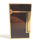 S.T.Dupont vintage Lacquer Glitter Smoking accessories, cigarette smoke Lighter Metal Brown/Gold Used