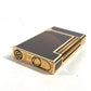S.T.Dupont vintage Lacquer Glitter Smoking accessories, cigarette smoke Lighter Metal Brown/Gold Used