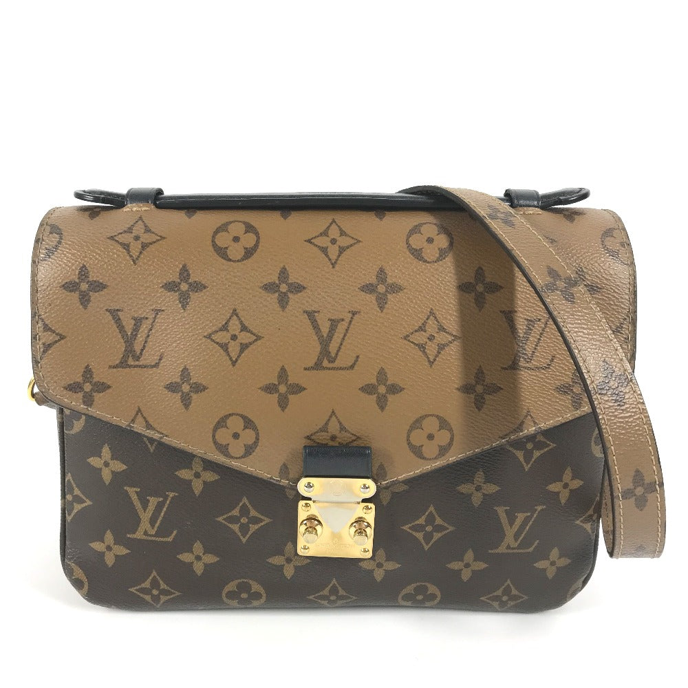 LOUIS VUITTON M44876 モノグラムリバース ポシェット メティスMM カバン ハンドバッグ 斜め掛け 2WAYバッグ  ショルダーバッグ モノグラムリバースキャンバス レディース ベージュ - brandshop-reference