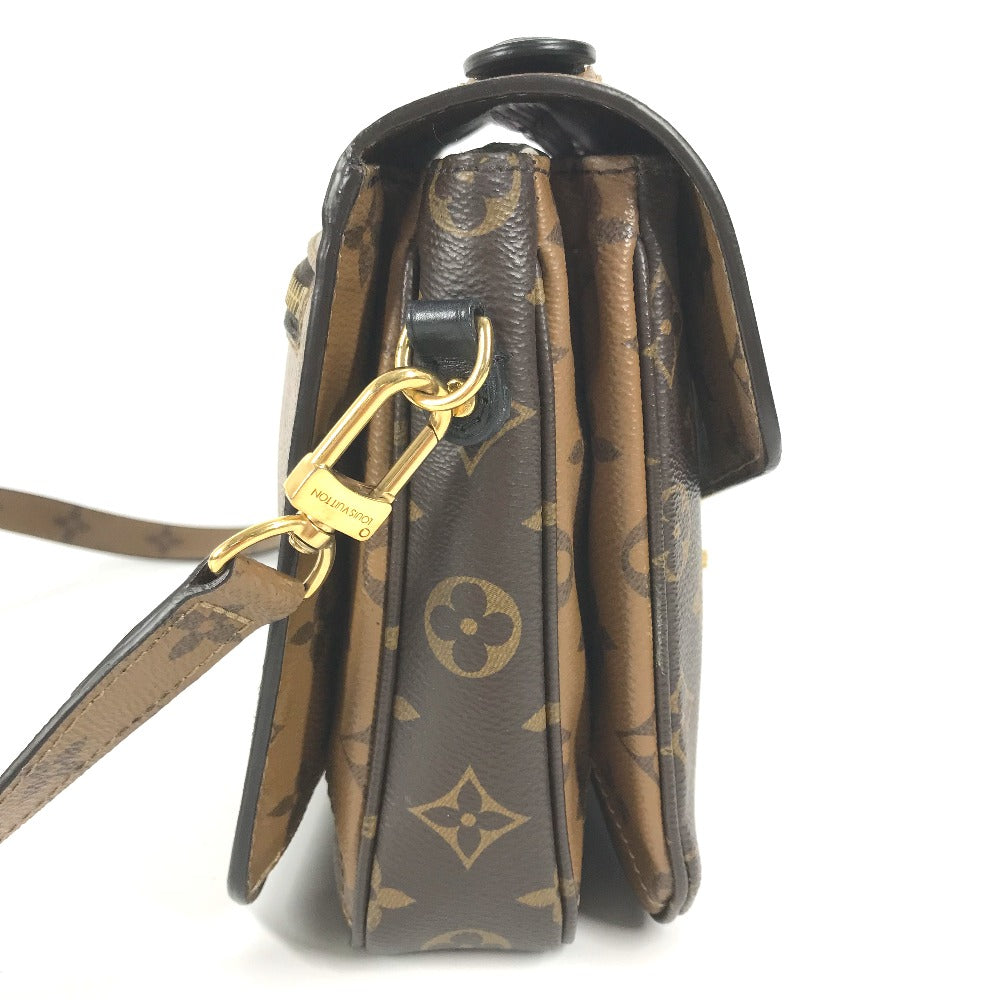 LOUIS VUITTON M44876 モノグラムリバース ポシェット メティスMM カバン ハンドバッグ 斜め掛け 2WAYバッグ  ショルダーバッグ モノグラムリバースキャンバス レディース ベージュ - brandshop-reference