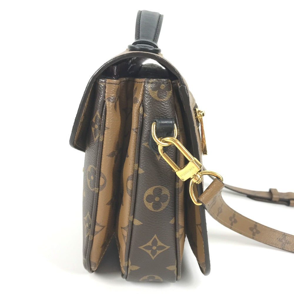 LOUIS VUITTON M44876 モノグラムリバース ポシェット メティスMM カバン ハンドバッグ 斜め掛け 2WAYバッグ  ショルダーバッグ モノグラムリバースキャンバス レディース ベージュ - brandshop-reference