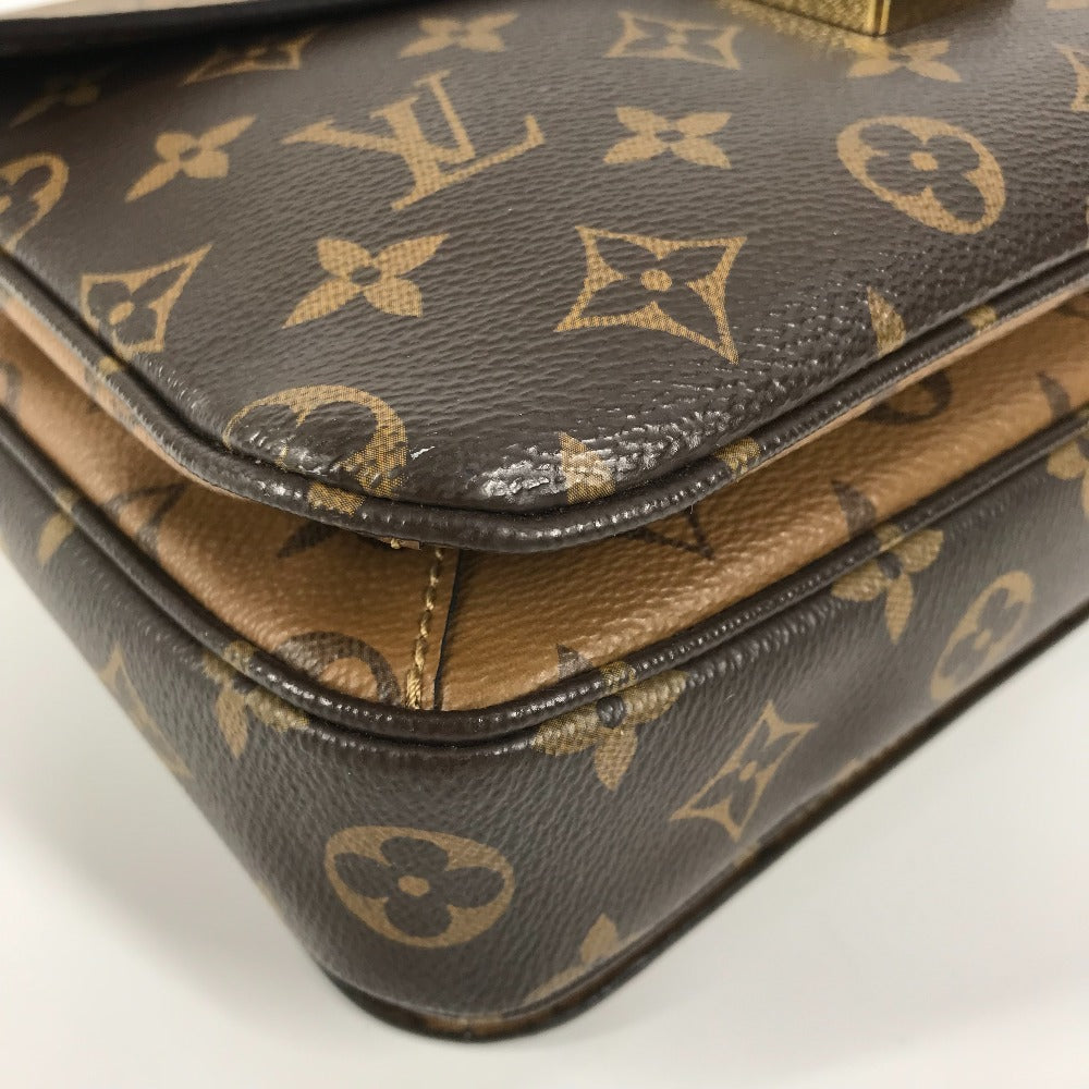 LOUIS VUITTON M44876 モノグラムリバース ポシェット メティスMM カバン ハンドバッグ 斜め掛け 2WAYバッグ  ショルダーバッグ モノグラムリバースキャンバス レディース ベージュ - brandshop-reference