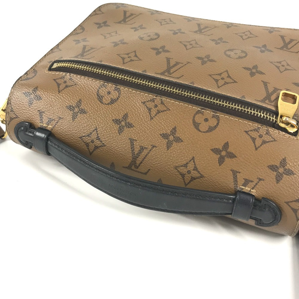 LOUIS VUITTON M44876 モノグラムリバース ポシェット メティスMM カバン ハンドバッグ 斜め掛け 2WAYバッグ  ショルダーバッグ モノグラムリバースキャンバス レディース ベージュ - brandshop-reference