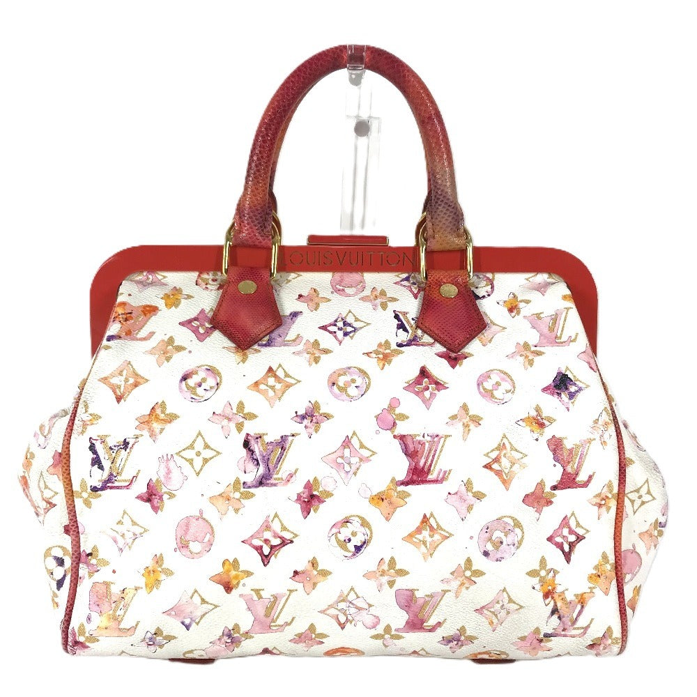 LOUIS VUITTON M95729 モノグラム ウォーターカラー スピーディ30 スピーディ 30 ミニボストンバッグ カバン バッグ ハンドバッグ レディース ブロン ホワイト