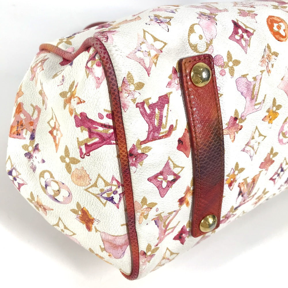 LOUIS VUITTON M95729 モノグラム ウォーターカラー スピーディ30 スピーディ 30 ミニボストンバッグ カバン バッグ ハンドバッグ レディース ブロン ホワイト