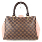 LOUIS VUITTON N41674 Damier Brittany Bag Tote Bag Handbag Damier Canvas Ladies Magnolia/Ebene Pink