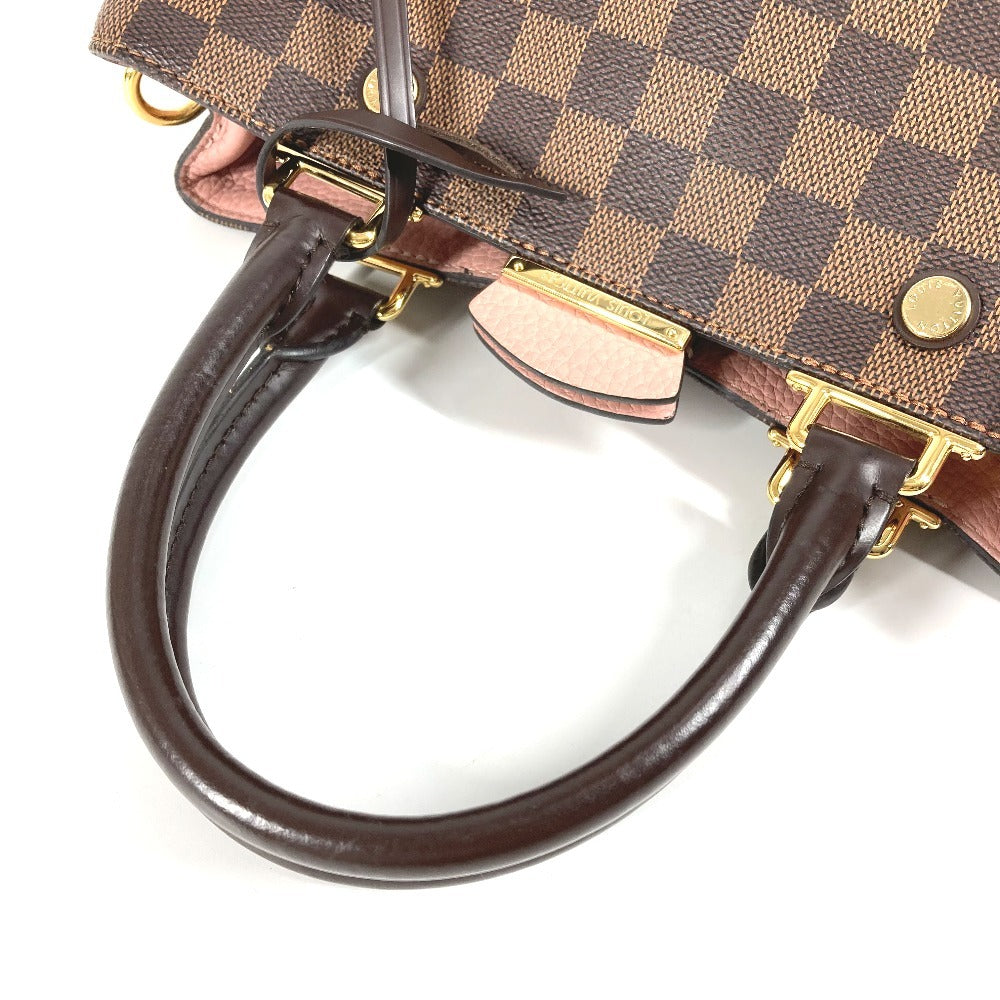 LOUIS VUITTON N41674 Damier Brittany Bag Tote Bag Handbag Damier Canvas Ladies Magnolia/Ebene Pink