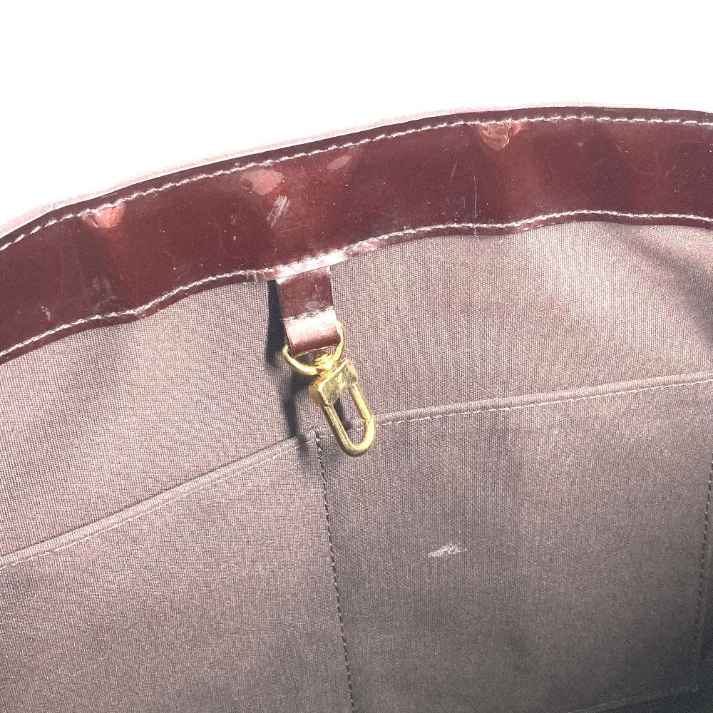 LOUIS VUITTON M91645 Monogram Vernis Wilshire MM Wilshire MM Bag Tote Bag Shoulder Bag Monogram Vernis Canvas Ladies Amarant Purple