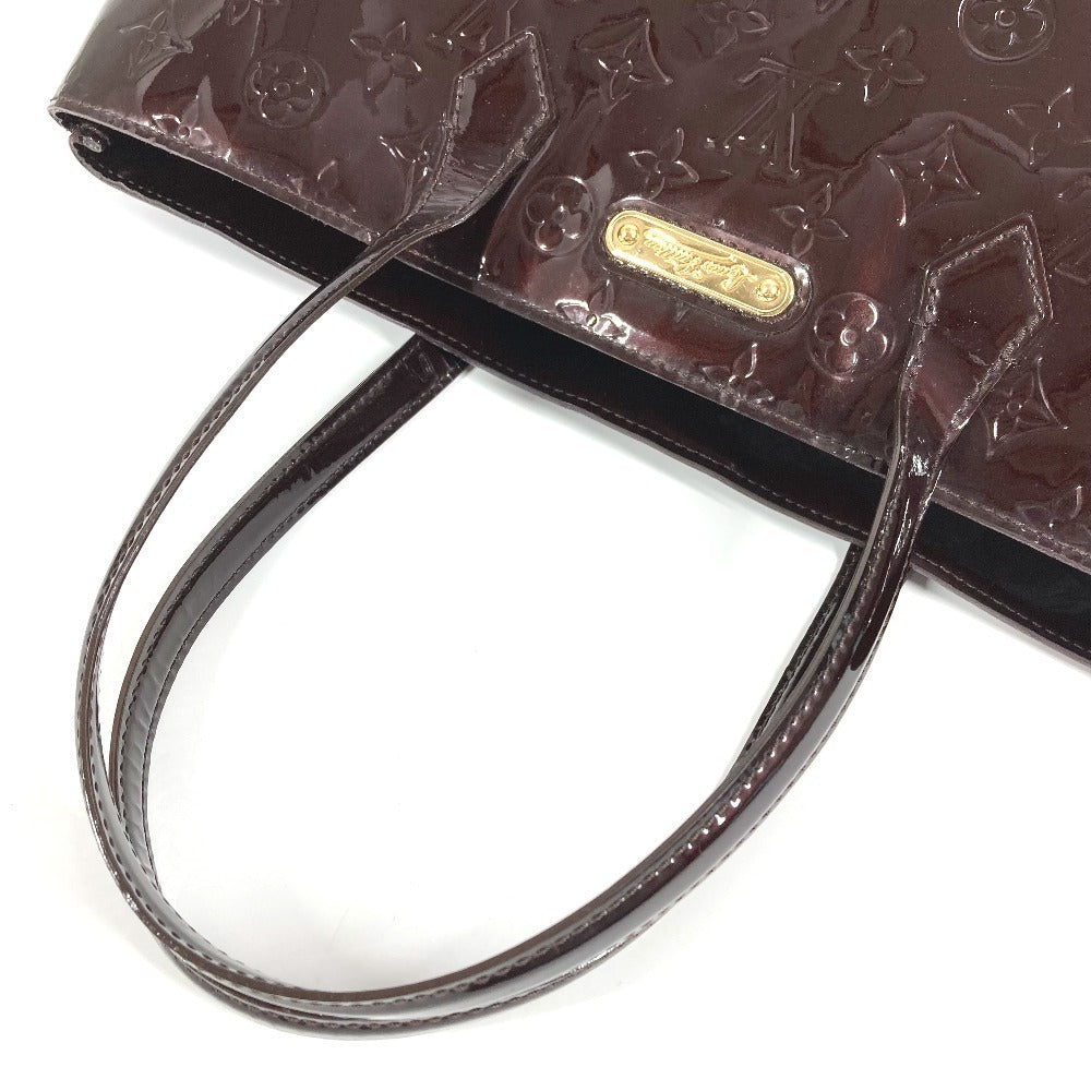 LOUIS VUITTON M91645 Monogram Vernis Wilshire MM Wilshire MM Bag Tote Bag Shoulder Bag Monogram Vernis Canvas Ladies Amarant Purple