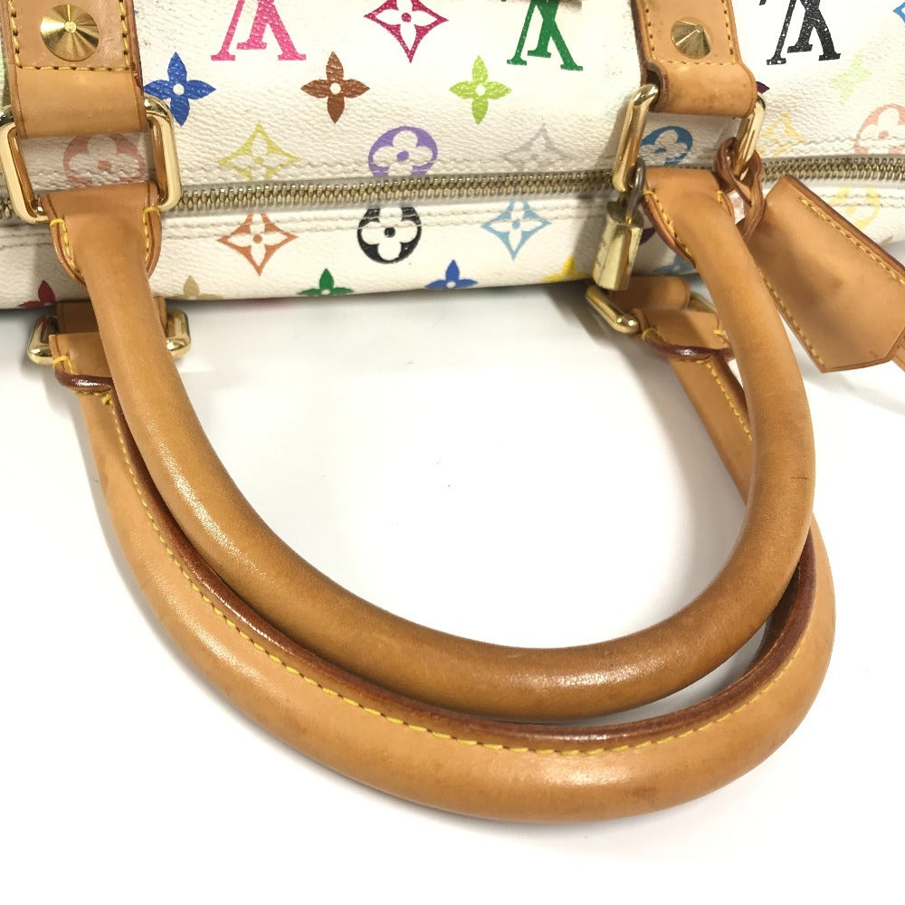 LOUIS VUITTON M92641 モノグラムマルチカラー 村上隆 キーポル45 キーポル 45 カバン 旅行バッグ トラベルバッグ ハンドバッグ ボストンバッグ モノグラムマルチカラーキャンバス ユニセックス ブロン ホワイト