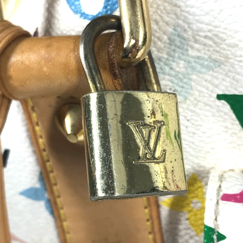 LOUIS VUITTON M92641 モノグラムマルチカラー 村上隆 キーポル45 キーポル 45 カバン 旅行バッグ トラベルバッグ ハンドバッグ ボストンバッグ モノグラムマルチカラーキャンバス ユニセックス ブロン ホワイト