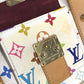 LOUIS VUITTON M92641 モノグラムマルチカラー 村上隆 キーポル45 キーポル 45 カバン 旅行バッグ トラベルバッグ ハンドバッグ ボストンバッグ モノグラムマルチカラーキャンバス ユニセックス ブロン ホワイト