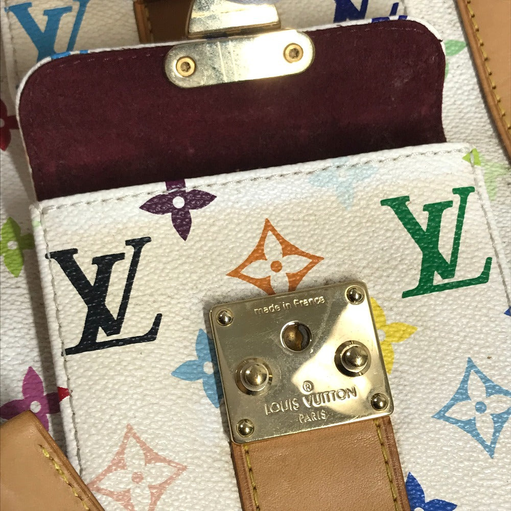 LOUIS VUITTON M92641 モノグラムマルチカラー 村上隆 キーポル45 キーポル 45 カバン 旅行バッグ トラベルバッグ ハンドバッグ ボストンバッグ モノグラムマルチカラーキャンバス ユニセックス ブロン ホワイト