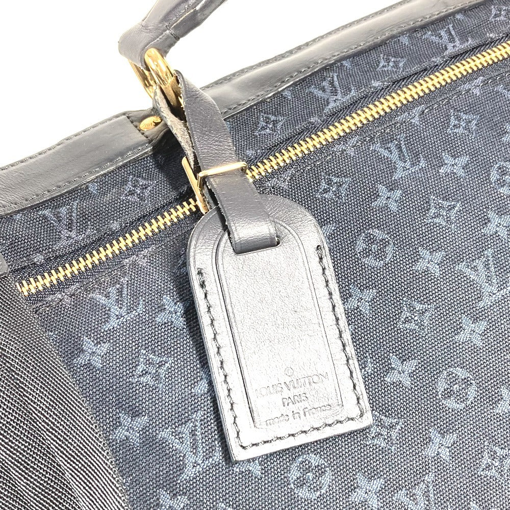 LOUIS VUITTON M42311 モノグラムミニ ドゥニーズ カバン ボストンバッグ 2WAYバッグ 斜め掛け ハンドバッグ ショルダーバッグ モノグラムミニキャンバス レディース ネイビー