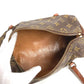 Louis Vuitton M51366 Monogram Papillon 26 Model Lama Papillon 26 Bag Silinder Handbag Monogram Kanvas Wanita Coklat