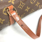 Louis Vuitton M51366 Monogram Papillon 26 Model Lama Papillon 26 Bag Silinder Handbag Monogram Kanvas Wanita Coklat