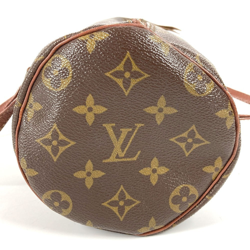Louis Vuitton M51366 Monogram Papillon 26 Model Lama Papillon 26 Bag Silinder Handbag Monogram Kanvas Wanita Coklat