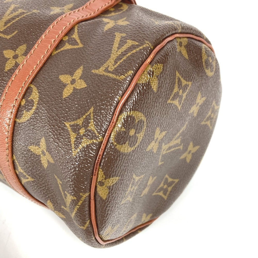 Louis Vuitton M51366 Monogram Papillon 26 Model Lama Papillon 26 Bag Silinder Handbag Monogram Kanvas Wanita Coklat