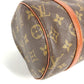 Louis Vuitton M51366 Monogram Papillon 26 Model Lama Papillon 26 Bag Silinder Handbag Monogram Kanvas Wanita Coklat
