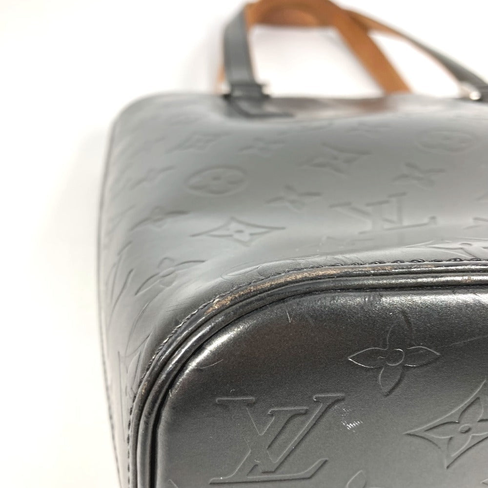 LOUIS VUITTON M55112 Monogram Matte Stockton Tote Bag Shoulder Bag Monogram Matte Leather Women's Black