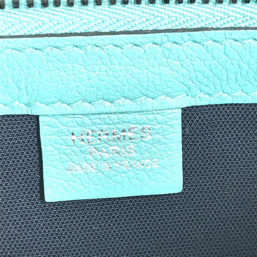 HERMES City Slide Cross PM Shoulder Bag, Waist Bag, Belt Bag, Crossbody Bag, Evercolor Men's Blue Atoll Blue