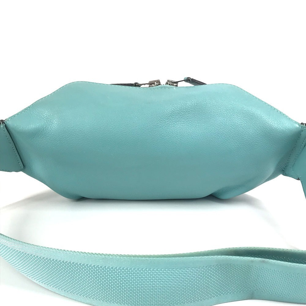 HERMES Shoulder Bag City Slide Cross PM Waist Bag Bag Belt Bag Cross Body Bag Evercolor Men's Blue Atoll Blue