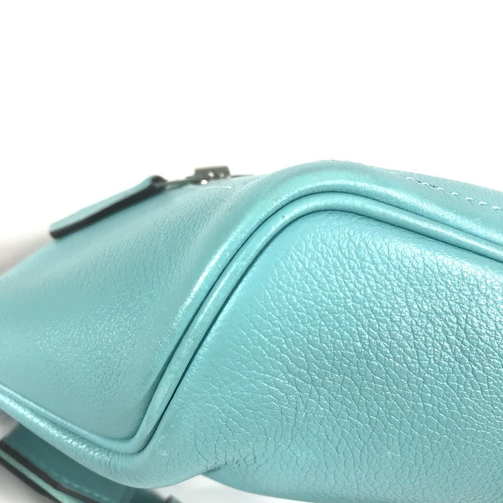 HERMES City Slide Cross PM Shoulder Bag, Waist Bag, Belt Bag, Crossbody Bag, Evercolor Men's Blue Atoll Blue
