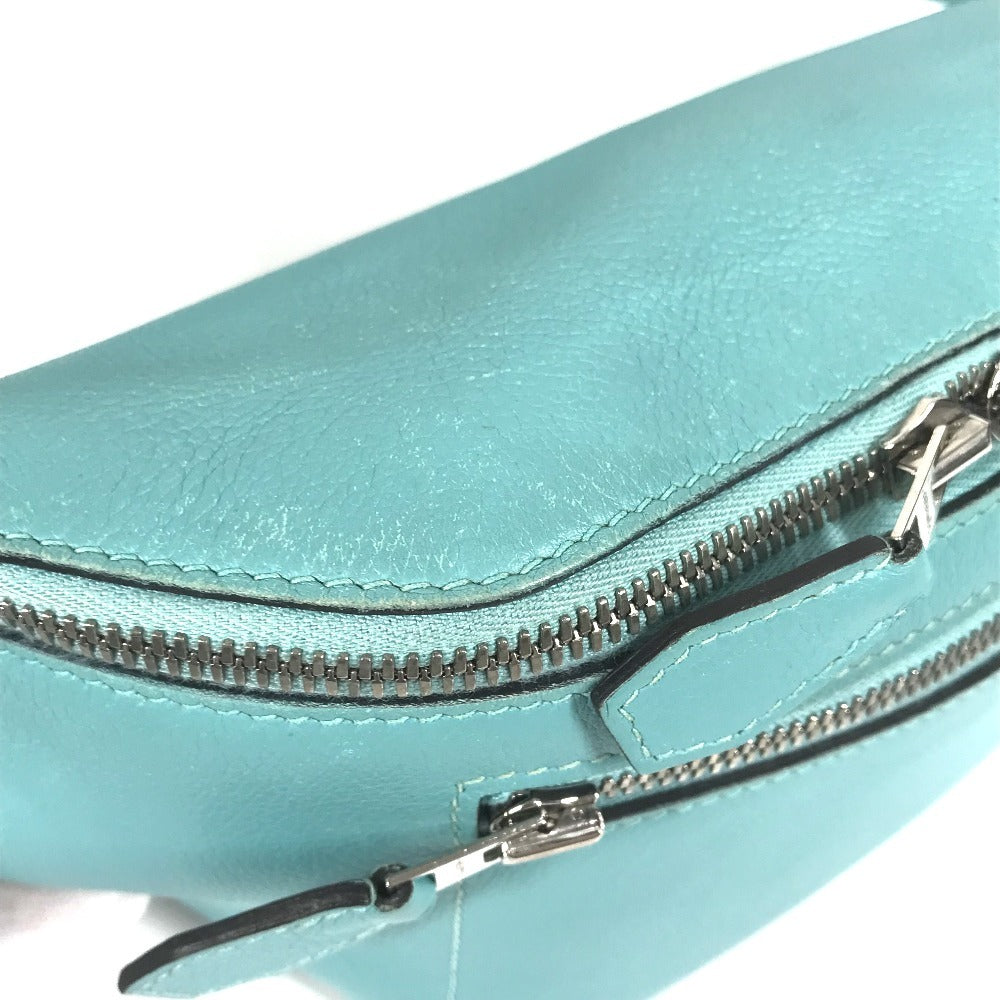 HERMES City Slide Cross PM Shoulder Bag, Waist Bag, Belt Bag, Crossbody Bag, Evercolor Men's Blue Atoll Blue